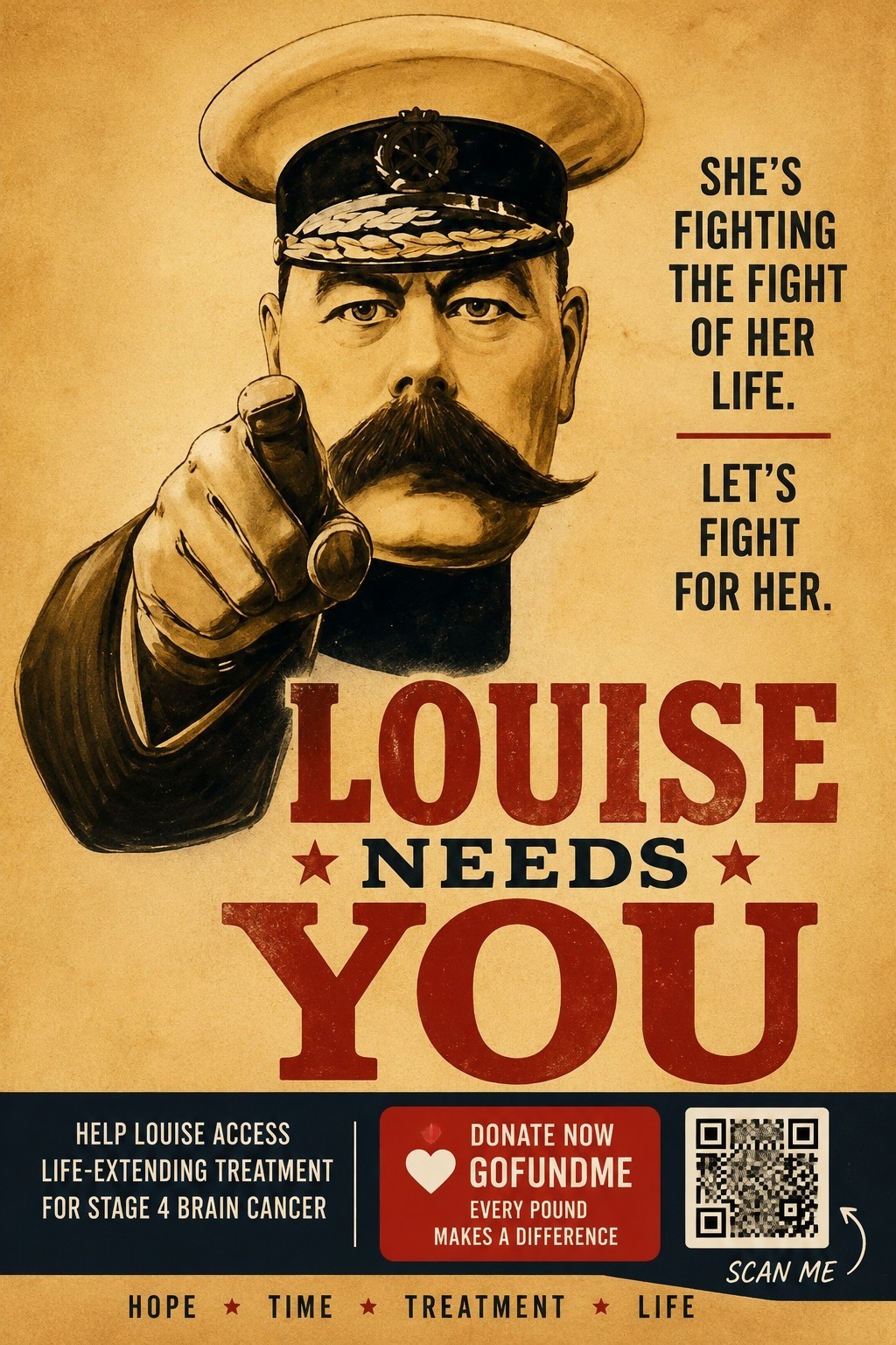 Louise Needs You iconic poster