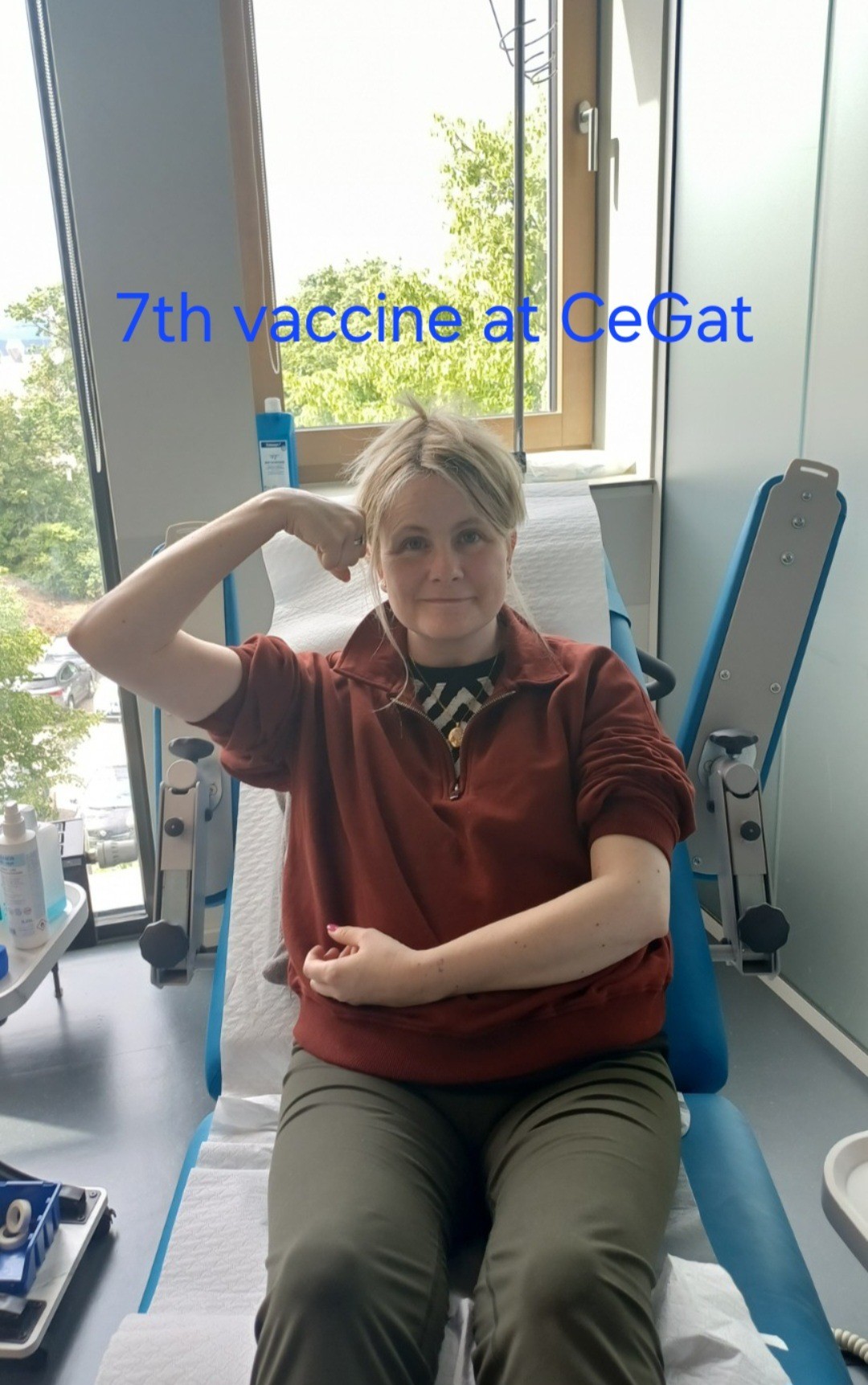 Seventh CeGaT vaccine after four visits to Tübingen